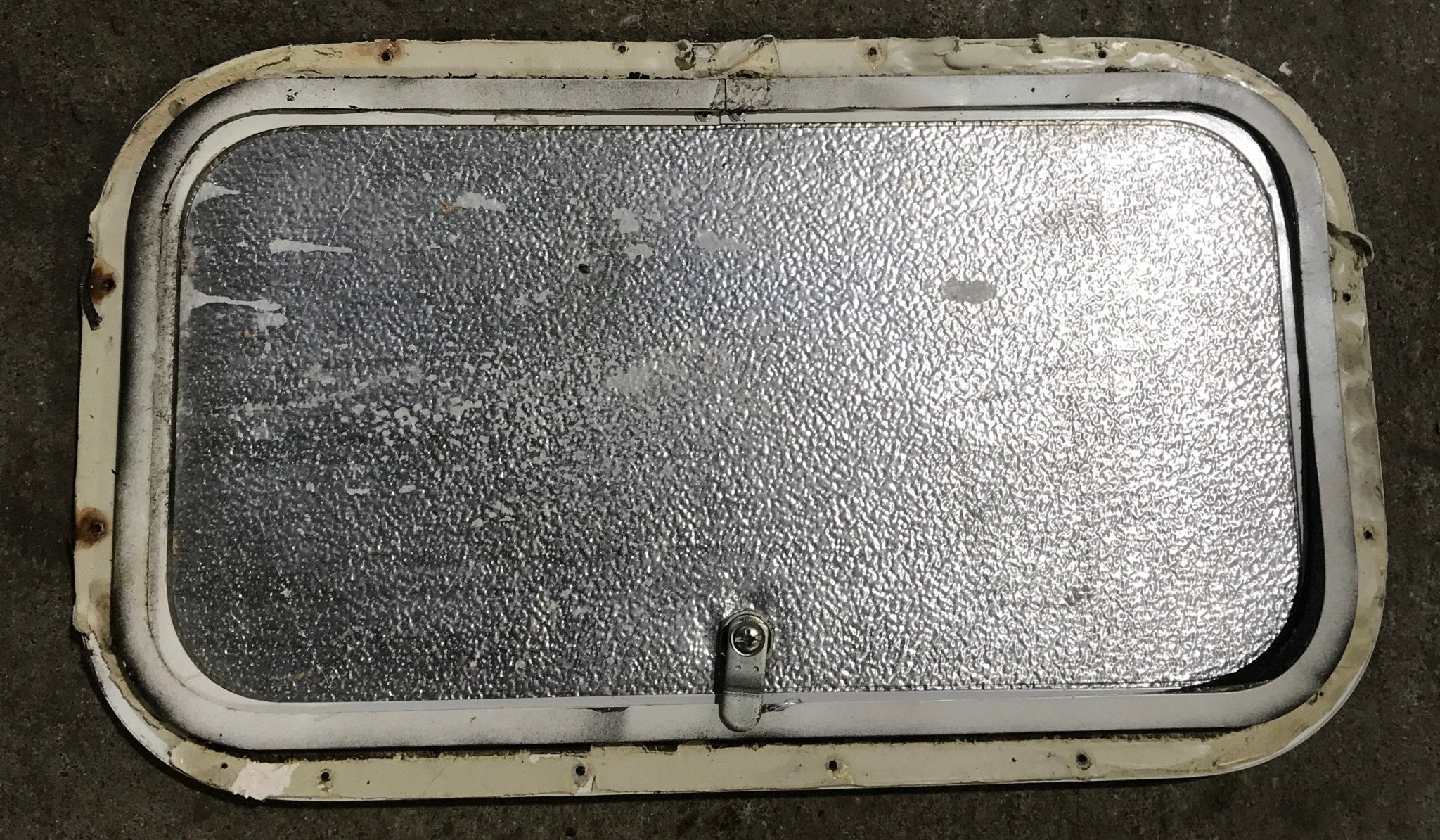 Used Radius Cornered Cargo Door 19 3/4" x 10 3/4" x 3/4" D - Young Farts RV Parts