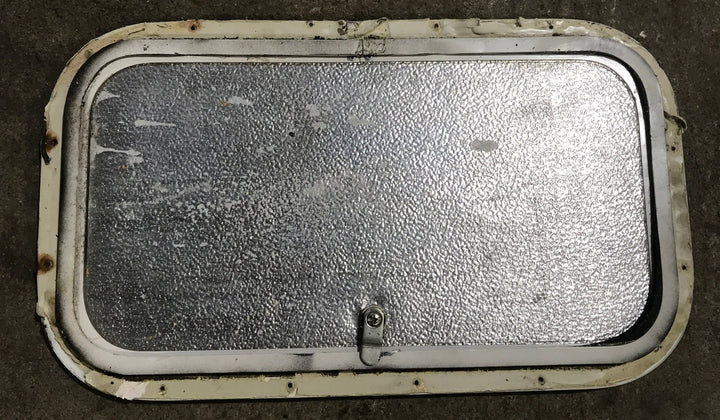 Used Radius Cornered Cargo Door 19 3/4" x 10 3/4" x 3/4" D - Young Farts RV Parts