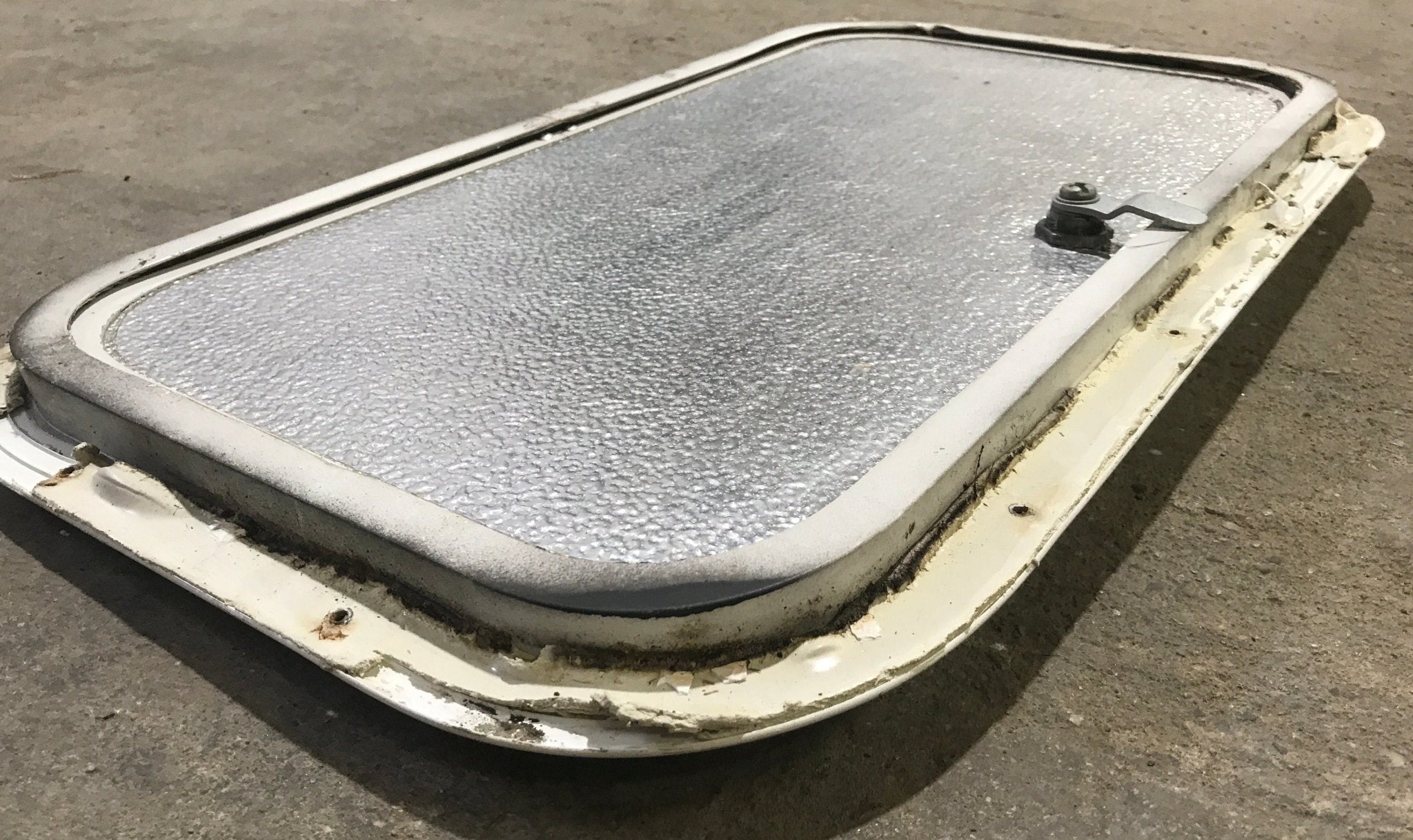 Used Radius Cornered Cargo Door 19 3/4" x 10 3/4" x 3/4" D - Young Farts RV Parts