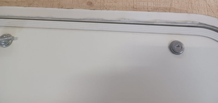 Used Radius Cornered Cargo Door 19 3/4" x 10 3/4" x 5/8"D - Young Farts RV Parts
