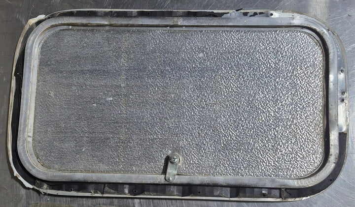 Used Radius Cornered Cargo Door 19 3/4" x 10 7/8" x 5/8"D - Young Farts RV Parts