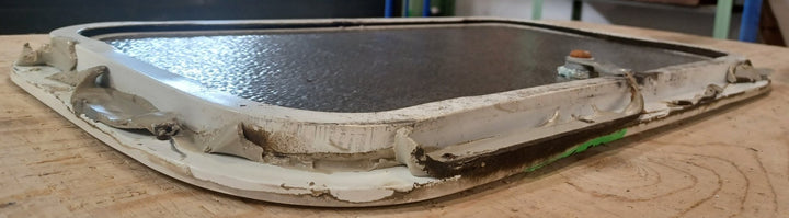 Used Radius Cornered Cargo Door 19 3/4" x 10 7/8" x 5/8"D - Young Farts RV Parts