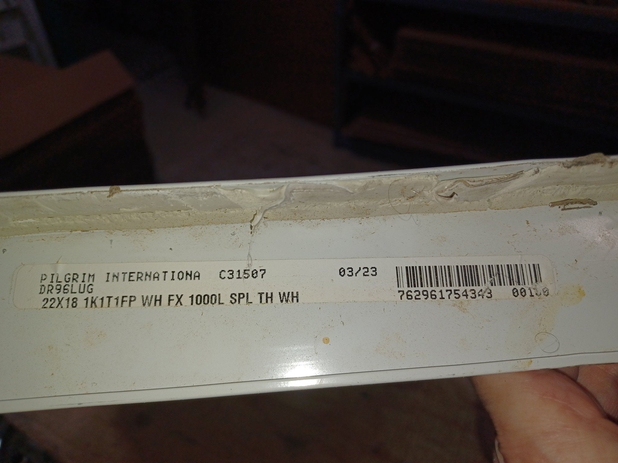 Used Radius Cornered Cargo Door 21 1/2" x 17 3/4" x 2"D - Young Farts RV Parts