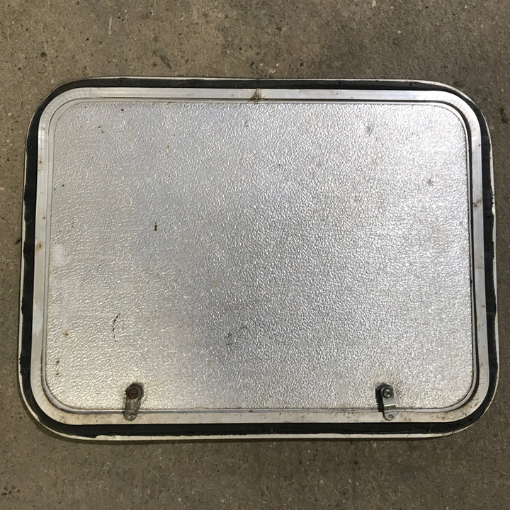 Used Radius Cornered Cargo Door 23 3/4" x 17 1/2" x 3/4" D - Young Farts RV Parts