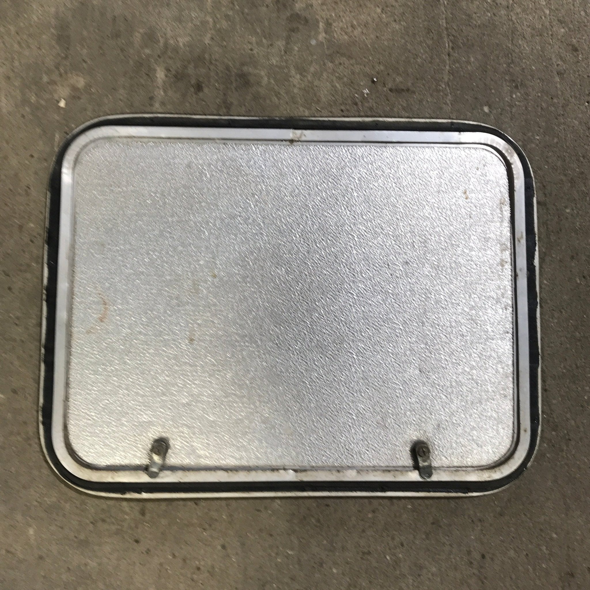 Used Radius Cornered Cargo Door 23 3/4" x 17 1/2" x 3/4" D - Young Farts RV Parts