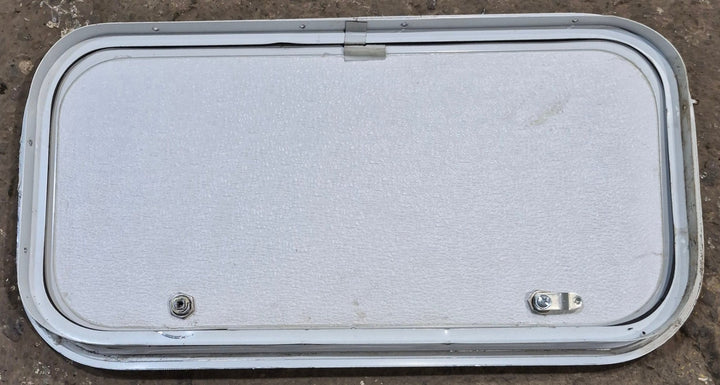 Used Radius Cornered Cargo Door 23 7/8" x 11 7/8" x 1 1/4" D - Young Farts RV Parts