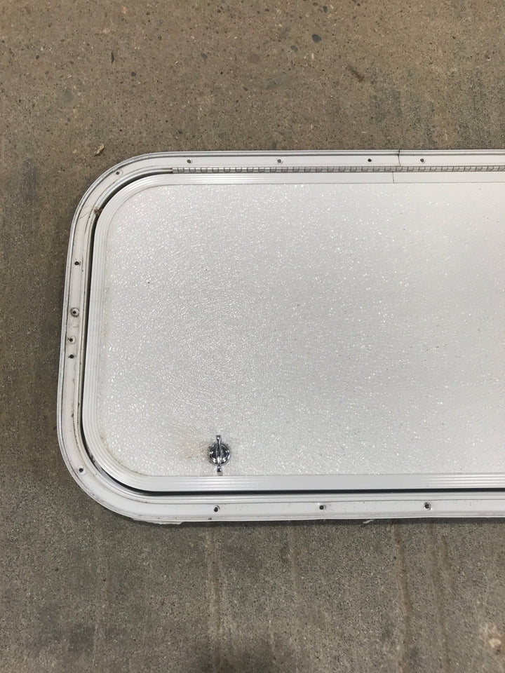 Used Radius Cornered Cargo Door 26 1/4" x 13 1/2" x 3/4"D - Young Farts RV Parts
