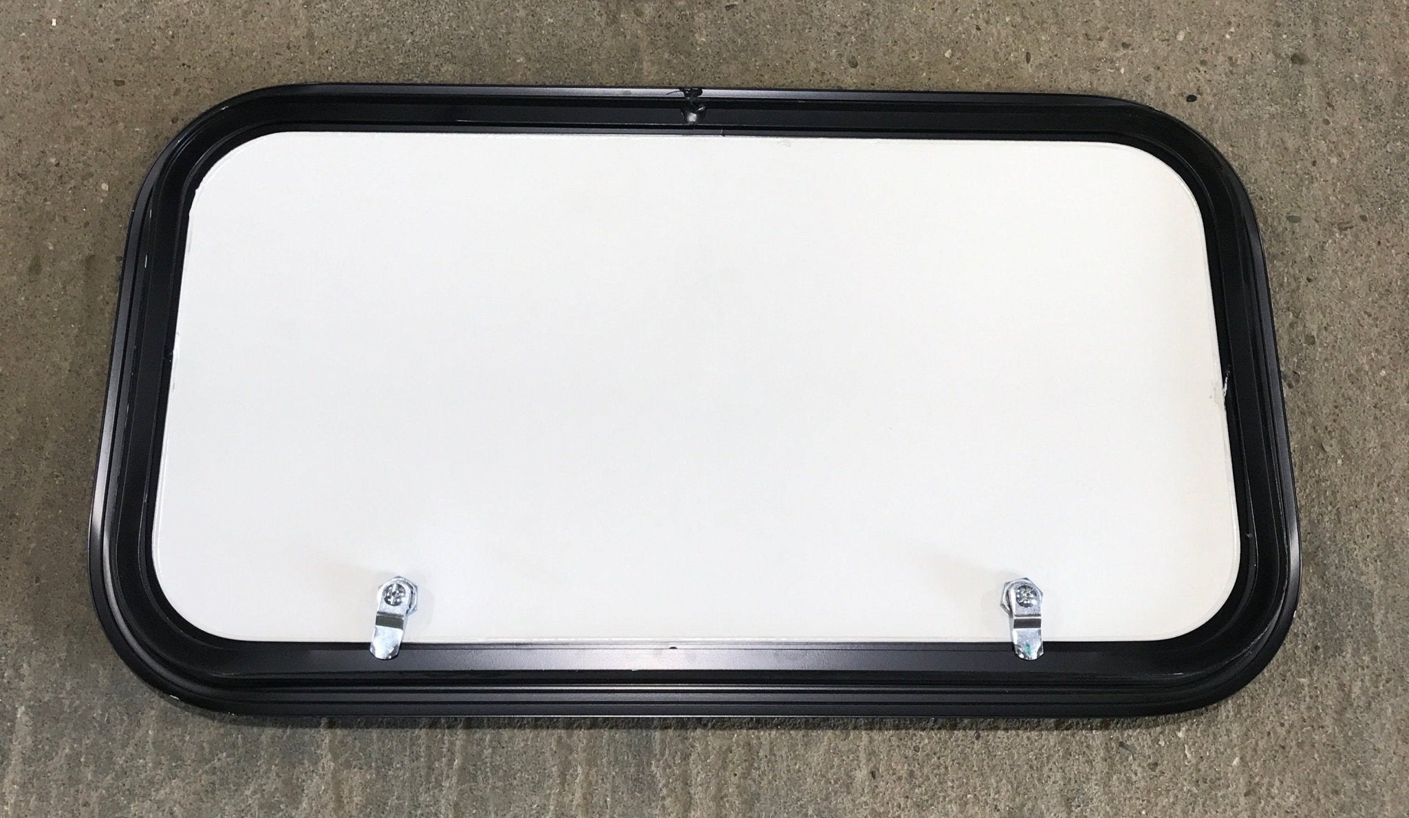 Used Radius Cornered Cargo Door 26 1/8" x 13 3/4" x 1"D - Young Farts RV Parts