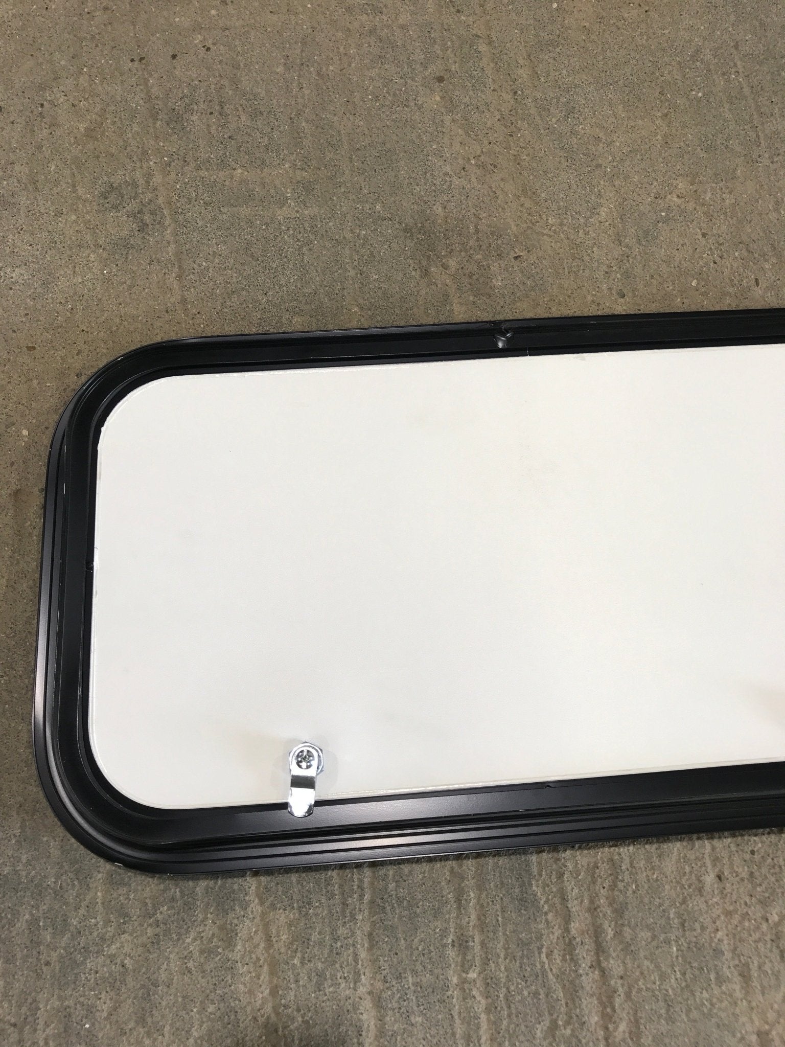Used Radius Cornered Cargo Door 26 1/8" x 13 3/4" x 1"D - Young Farts RV Parts