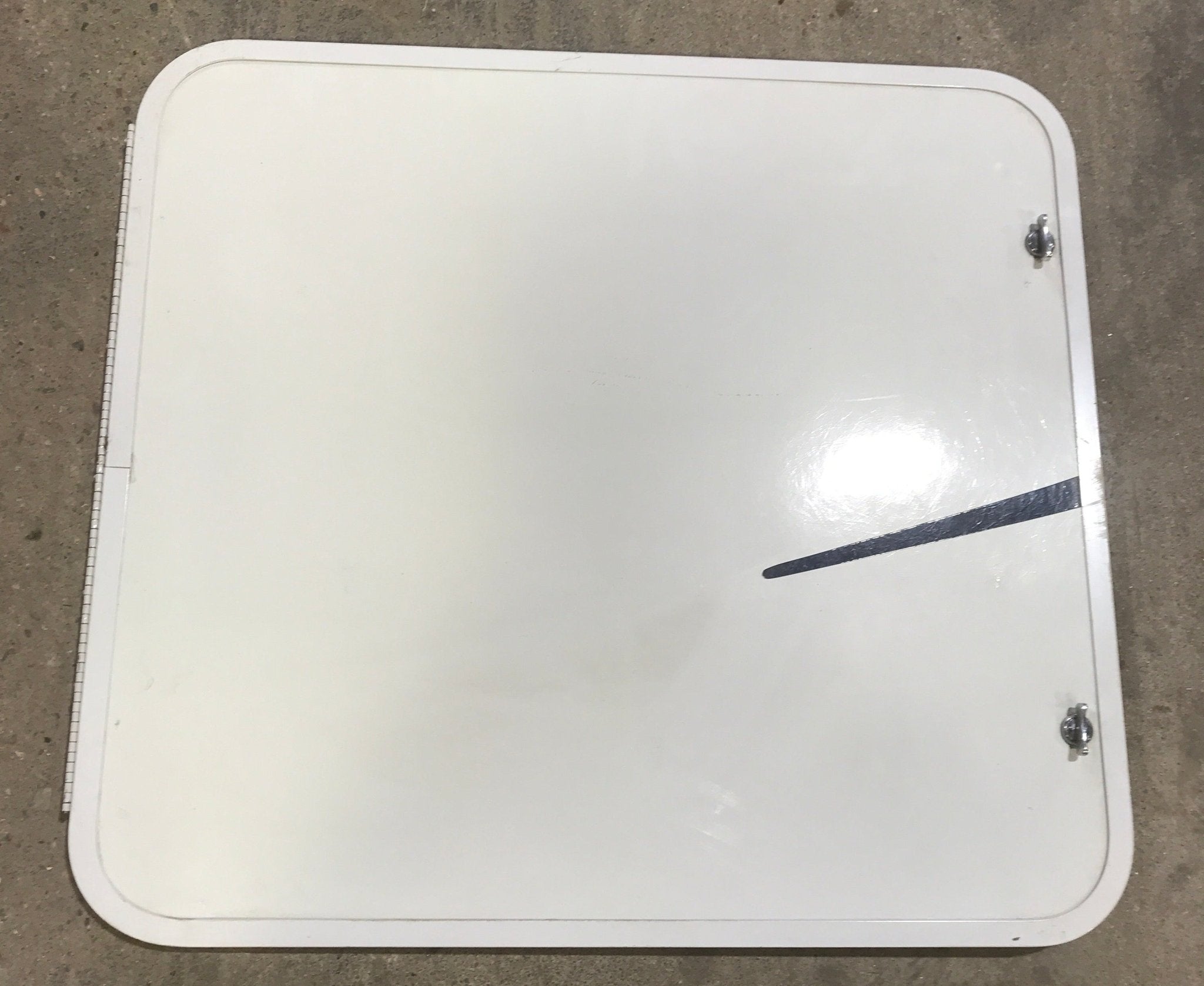 Used Radius Cornered Cargo Door 26" x 24" x 1/2" D - Young Farts RV Parts