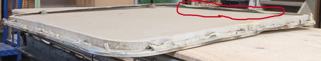 Used Radius Cornered Cargo Door 27 3/4