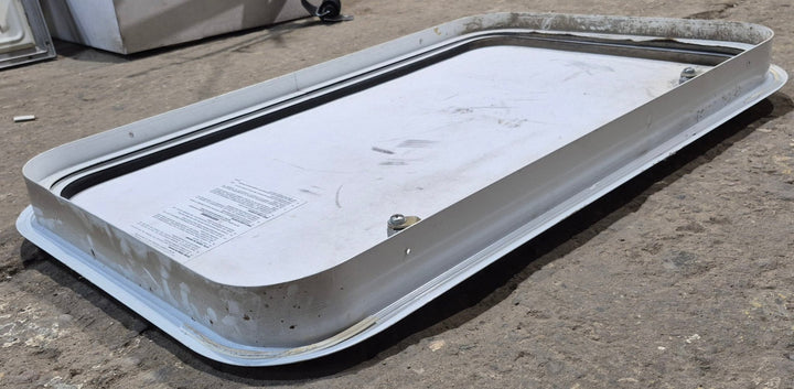 Used Radius Cornered Cargo Door 28 3/4" x 17 7/8" x 1 7/8" D - Young Farts RV Parts