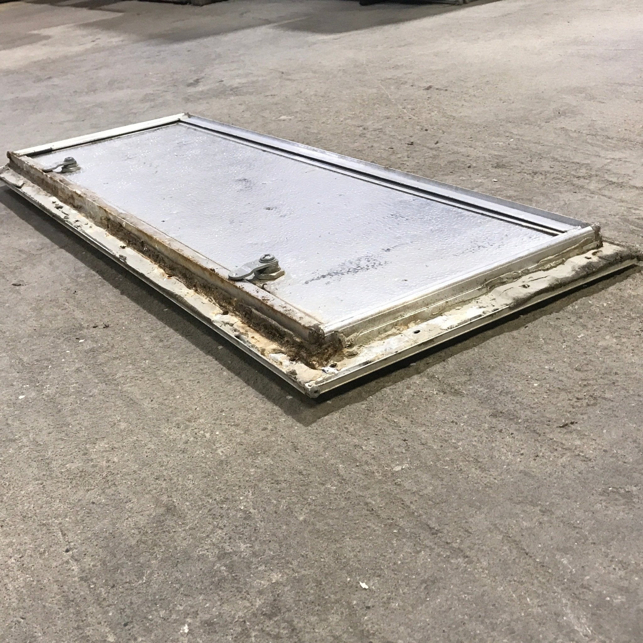 Used Radius Cornered Cargo Door 29 3/4" x 10 1/2" x 1" D - Young Farts RV Parts