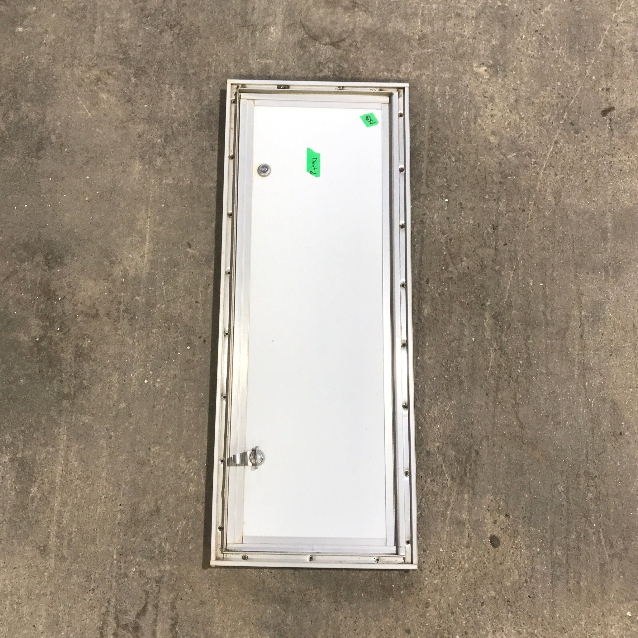 Used Radius Cornered Cargo Door 29 3/4" x 10 1/2" x 1" D - Young Farts RV Parts