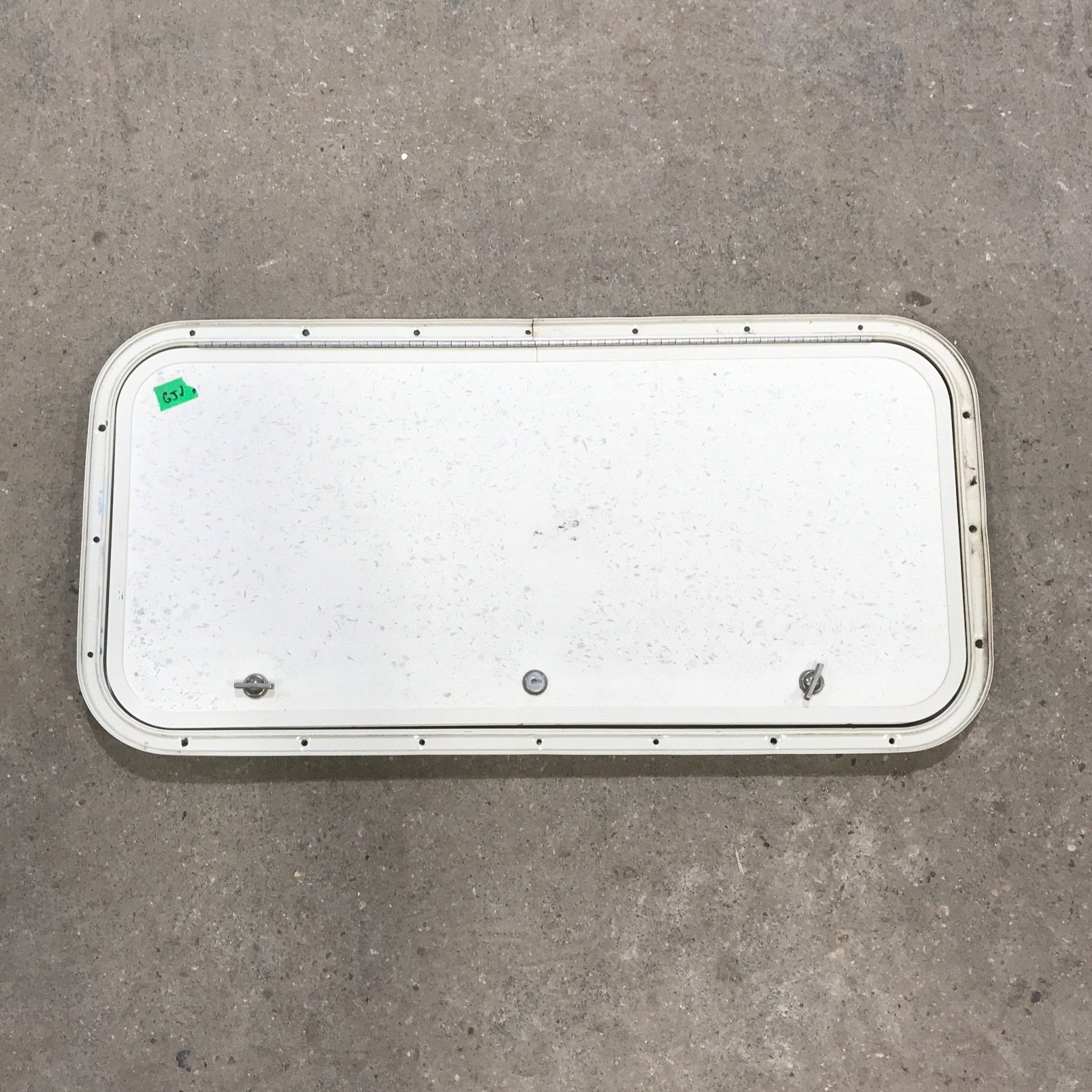 Used Radius Cornered Cargo Door 29 3/4" x 13 3/4" x 3/4" D - Young Farts RV Parts