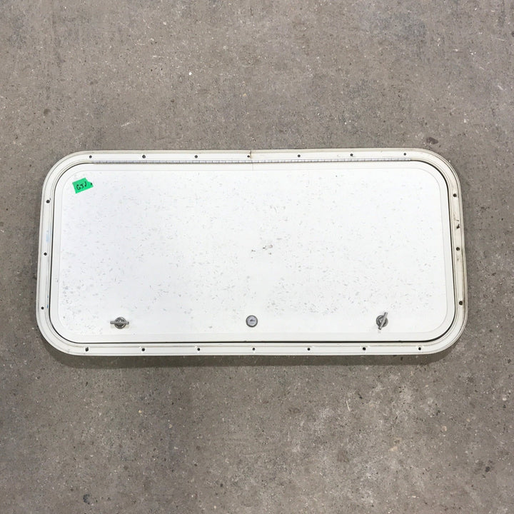 Used Radius Cornered Cargo Door 29 3/4" x 13 3/4" x 3/4" D - Young Farts RV Parts