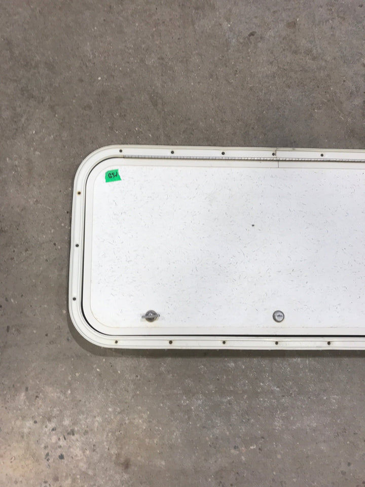 Used Radius Cornered Cargo Door 29 3/4" x 13 3/4" x 3/4" D - Young Farts RV Parts