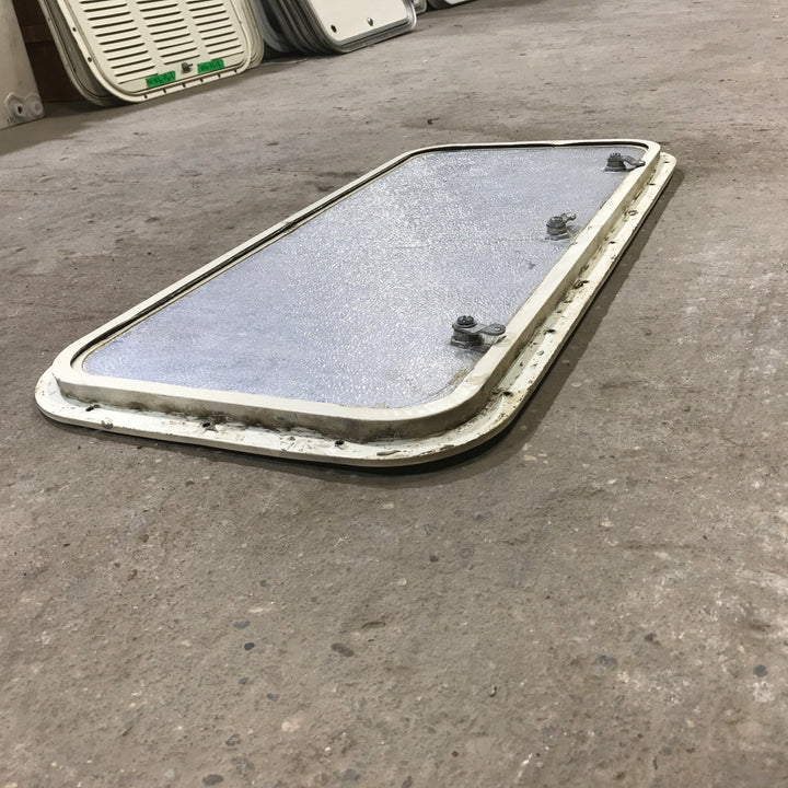 Used Radius Cornered Cargo Door 29 3/4" x 13 3/4" x 3/4" D - Young Farts RV Parts