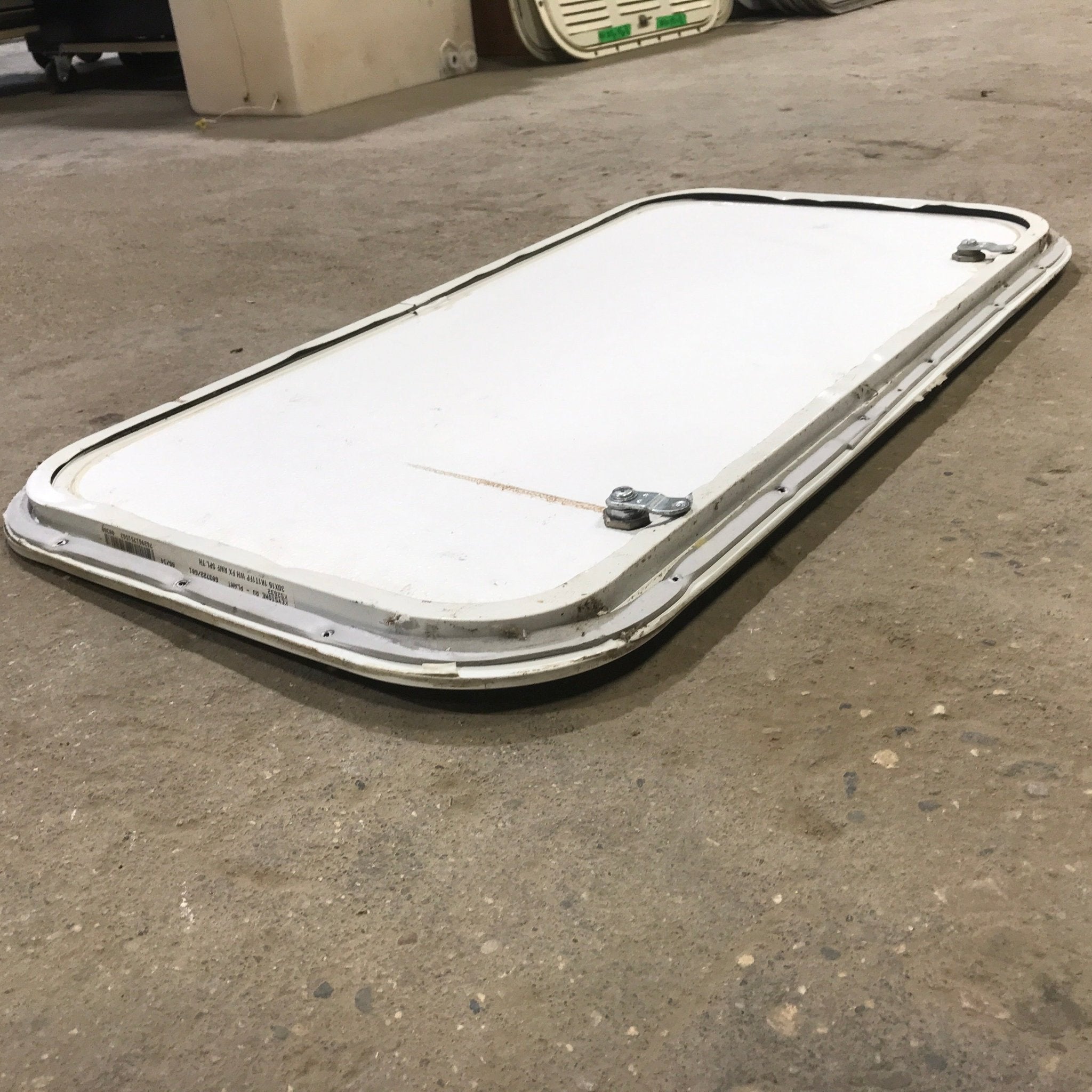 Used Radius Cornered Cargo Door 29 3/4" x 15 3/4" x 3/4" D - Young Farts RV Parts