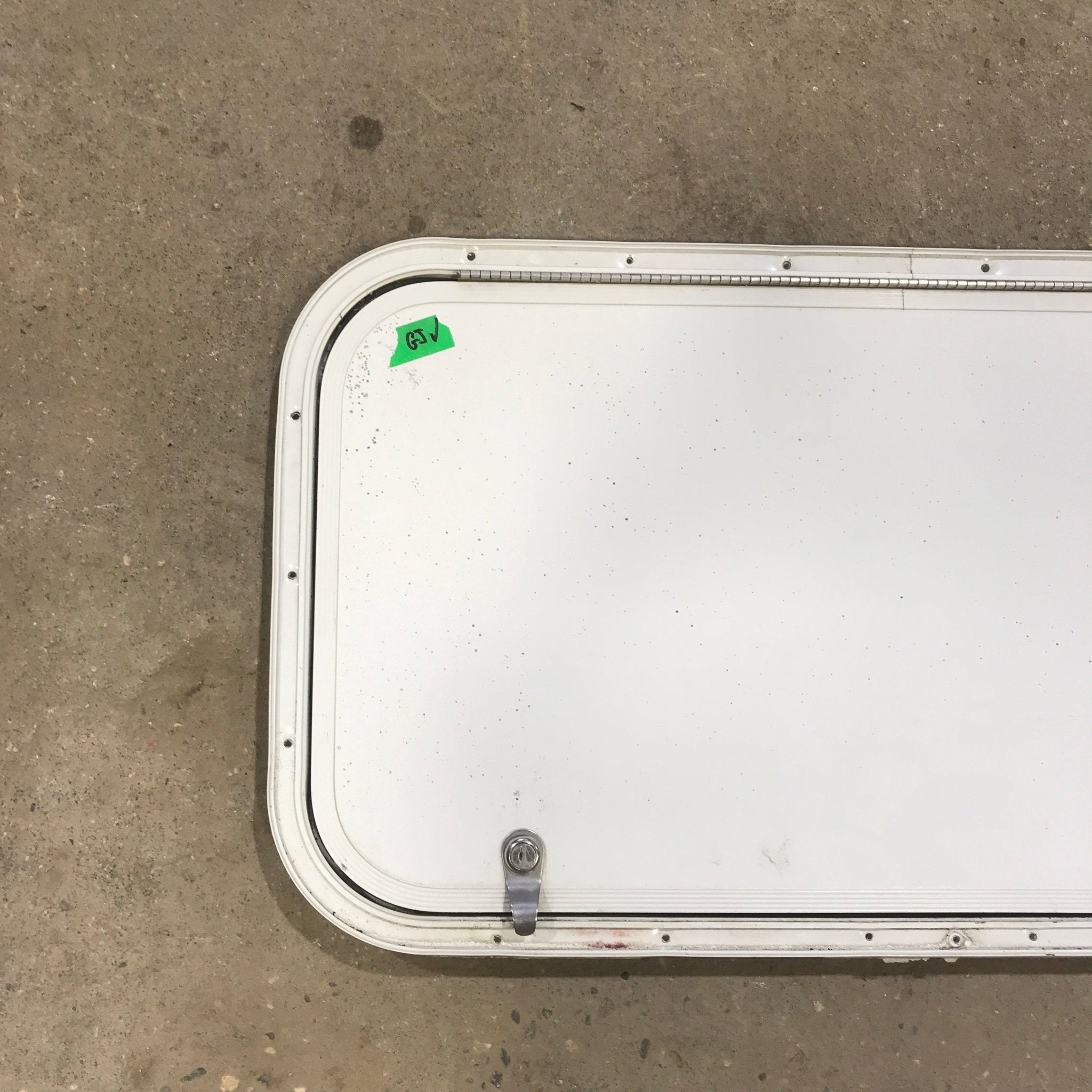 Used Radius Cornered Cargo Door 29 3/4" x 15 3/4" x 3/4" D - Young Farts RV Parts