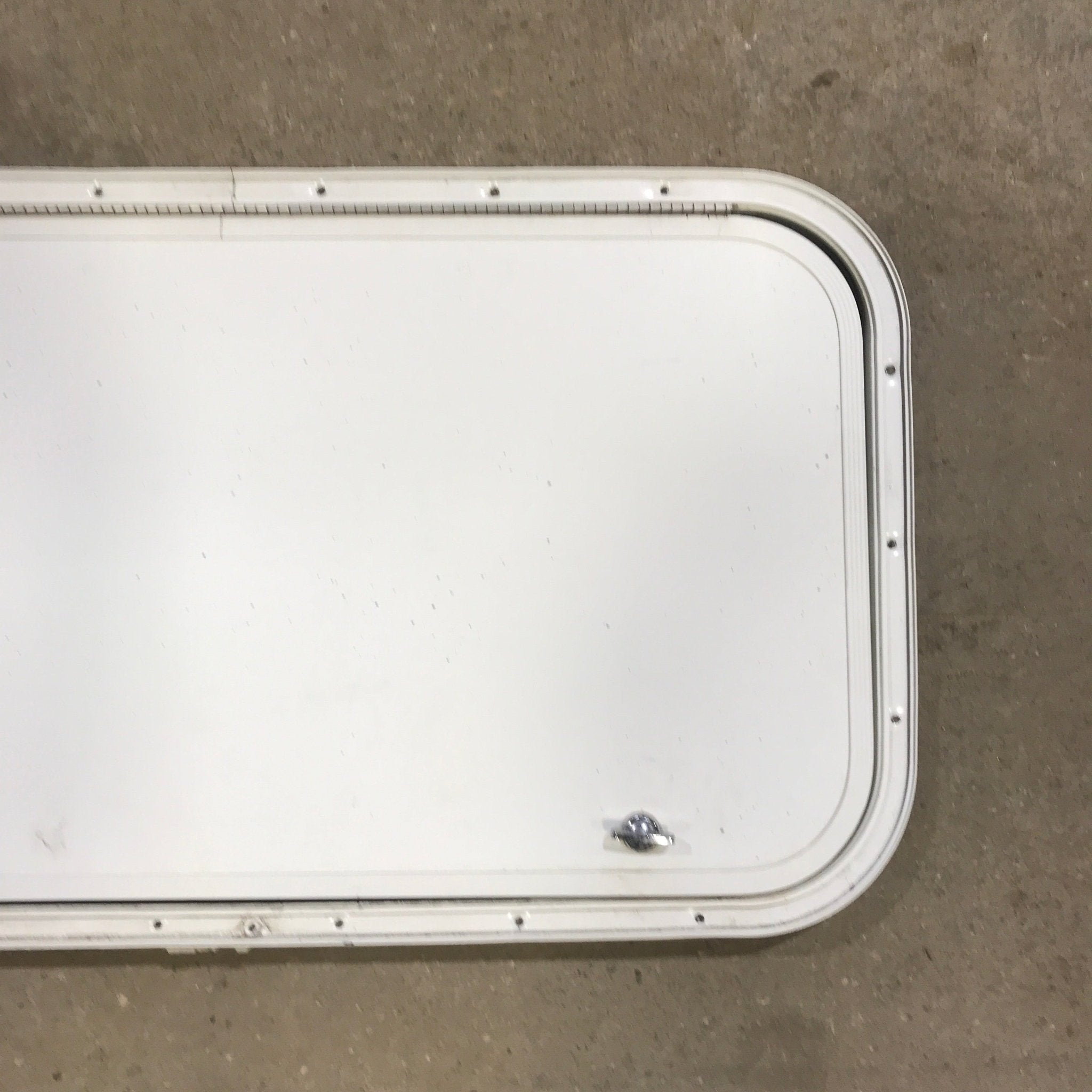 Used Radius Cornered Cargo Door 29 3/4" x 15 3/4" x 3/4" D - Young Farts RV Parts