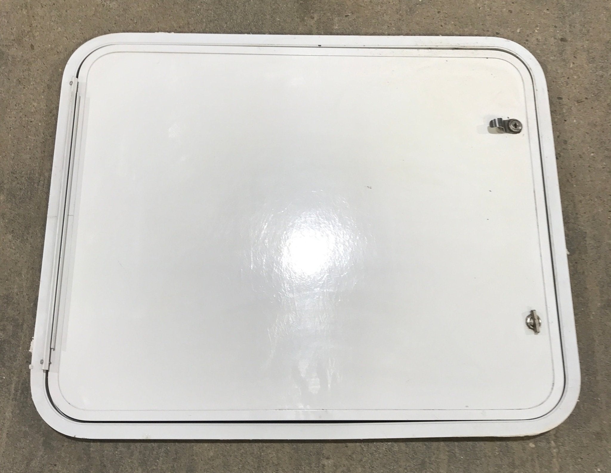 Used Radius Cornered Cargo Door 29 3/4" x 23 3/4" x 3/4" D - Young Farts RV Parts