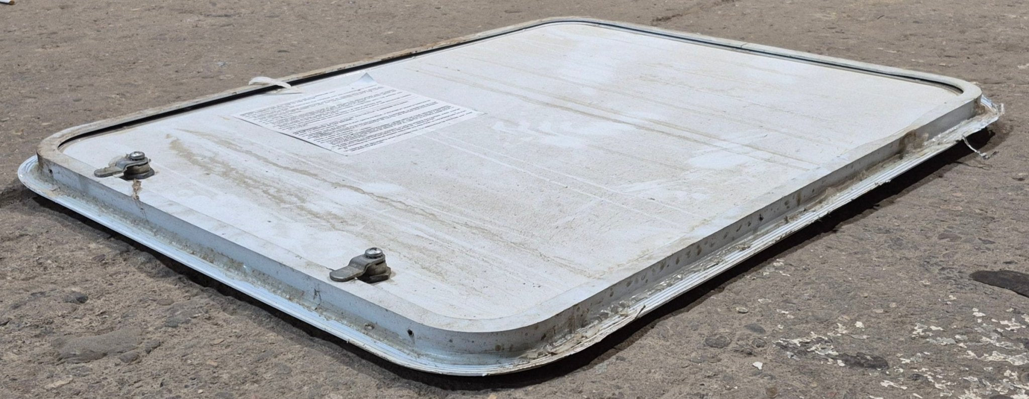 Used Radius Cornered Cargo Door 29 3/4" x 23 7/8" x 3/4" D - Young Farts RV Parts