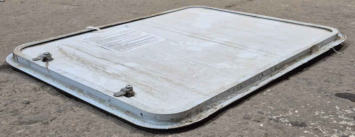 Used Radius Cornered Cargo Door 29 3/4" x 23 7/8" x 3/4" D - Young Farts RV Parts