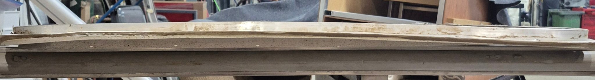 Used Radius Cornered Cargo Door 29 3/4" x 25 7/8" x 1/2" D - Young Farts RV Parts