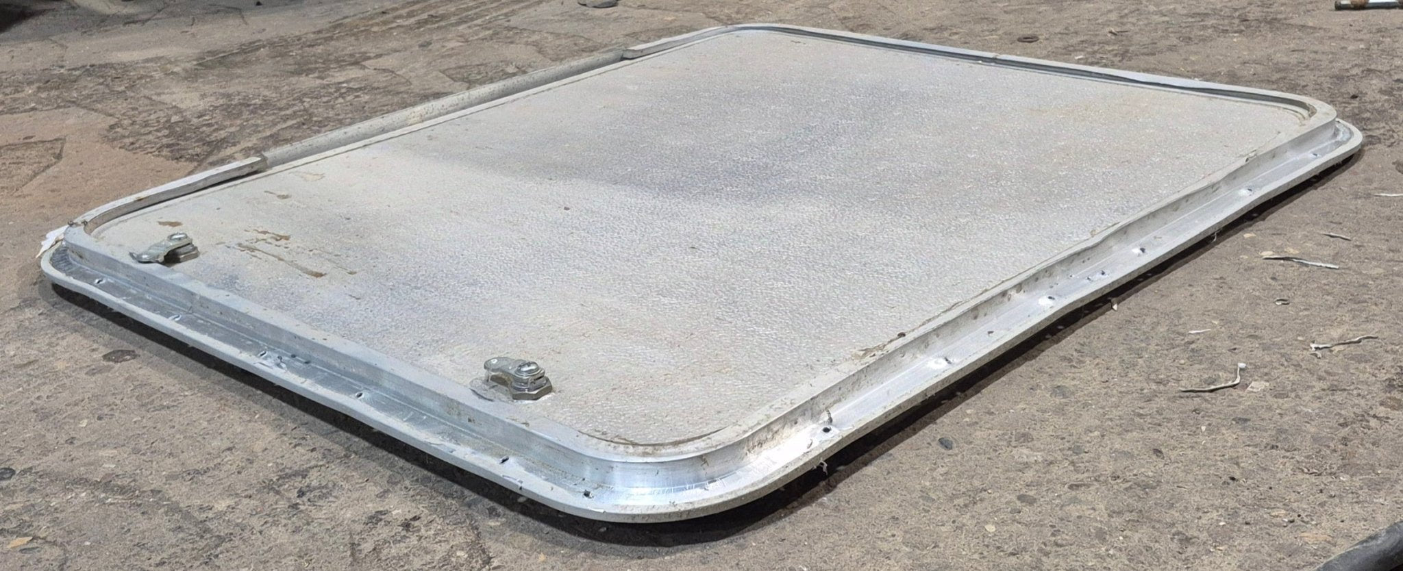 Used Radius Cornered Cargo Door 29 3/4" x 25 7/8" x 1/2" D - Young Farts RV Parts