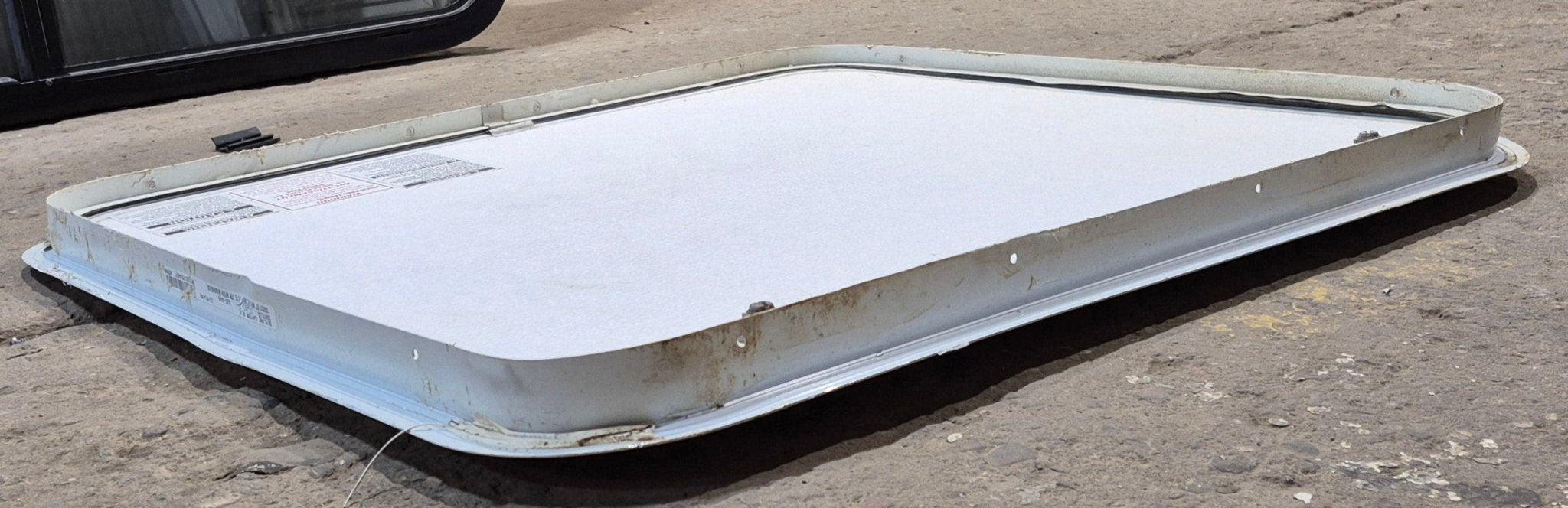 Used Radius Cornered Cargo Door 29 3/4" x 26 7/8" x 1 1/4" D - Young Farts RV Parts