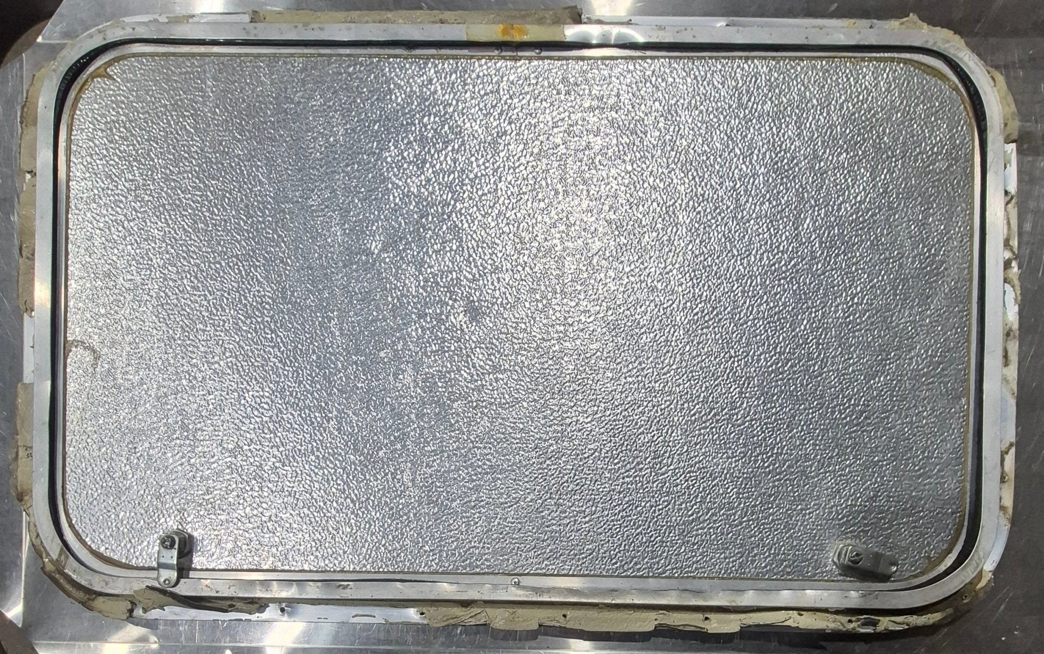 Used Radius Cornered Cargo Door 29 7/8" x 17 7/8" x 5/8"D - Young Farts RV Parts