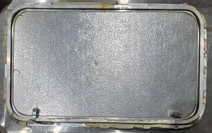 Used Radius Cornered Cargo Door 29 7/8" x 17 7/8" x 5/8"D - Young Farts RV Parts