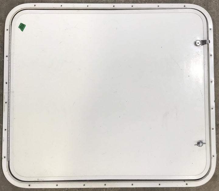 Used Radius Cornered Cargo Door 29 7/8" x 25 7/8" x 3/4" D - Young Farts RV Parts