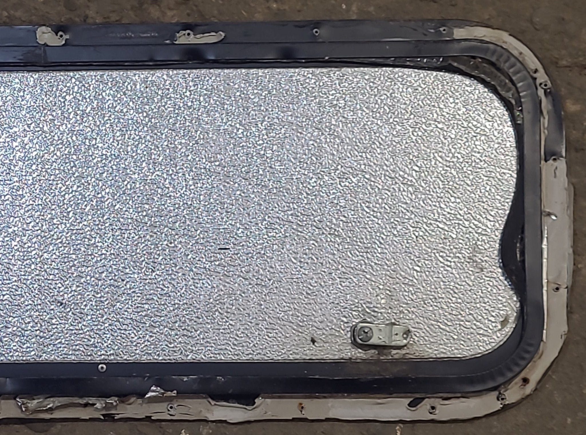 Used Radius Cornered Cargo Door 30" x 10 7/8" x 5/8" D - Young Farts RV Parts