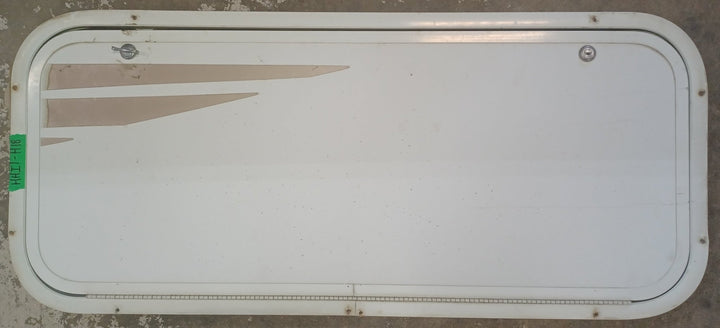Used Radius Cornered Cargo Door 35 3/4" x 14 7/8" x 1"D - Young Farts RV Parts