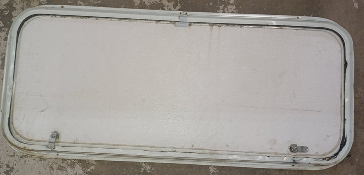 Used Radius Cornered Cargo Door 35 3/4" x 14 7/8" x 1"D - Young Farts RV Parts