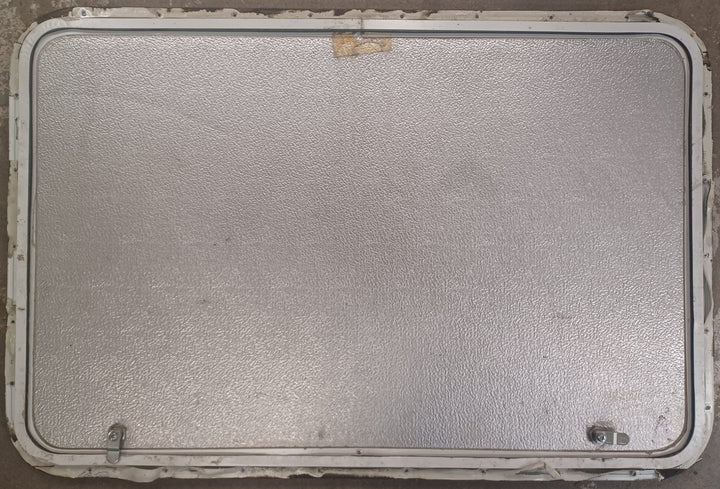 Used Radius Cornered Cargo Door 35 7/8" x 23 1/2" x 5/8" D - Young Farts RV Parts