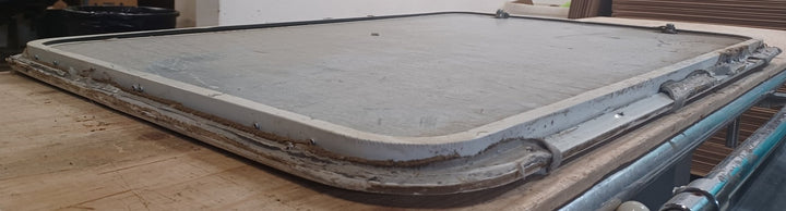 Used Radius Cornered Cargo Door 35 7/8" x 24" x 5/8"D - Young Farts RV Parts