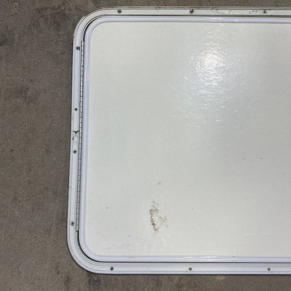 Used Radius Cornered Cargo Door - 35.75 X 23.75 X 0.75 - Young Farts RV Parts