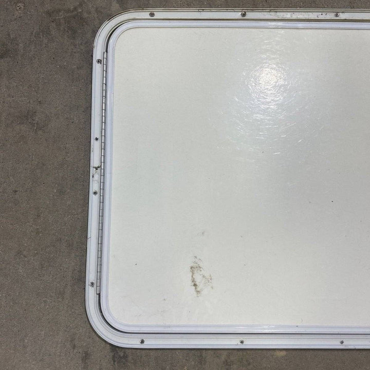 Used Radius Cornered Cargo Door - 35.75 X 23.75 X 0.75 - Young Farts RV Parts