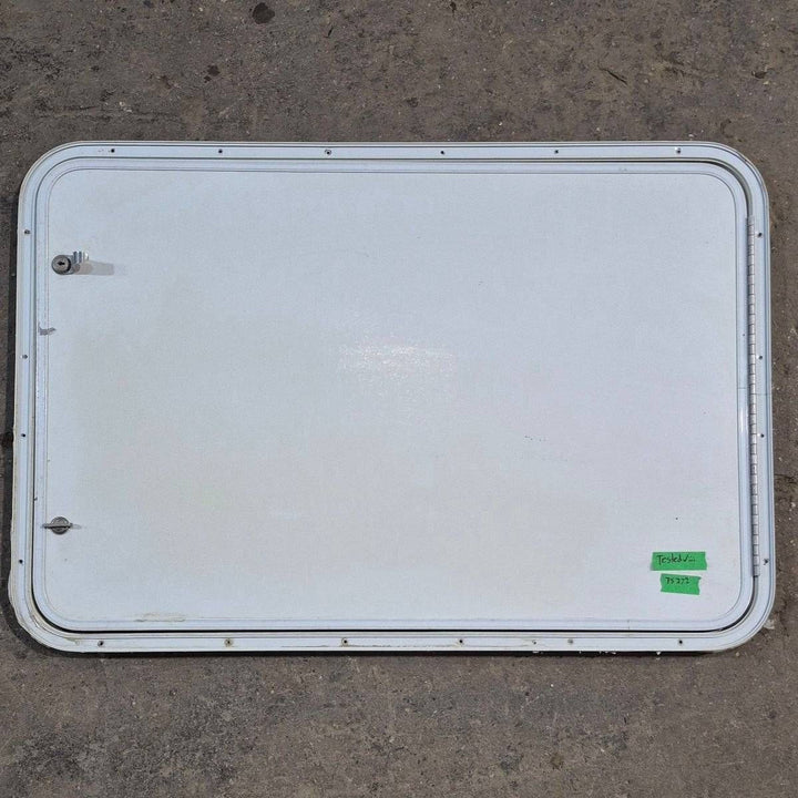 Used Radius Cornered Cargo Door - 35.875 X 23.875 X 0.625 - Young Farts RV Parts
