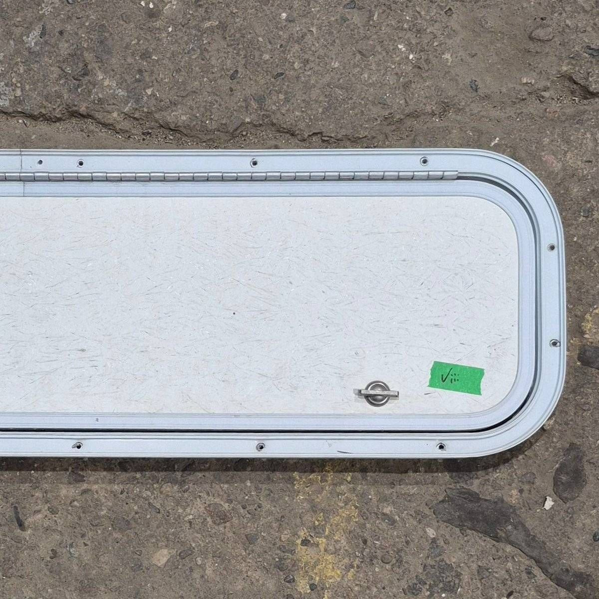 Used Radius Cornered Cargo Door - 35.875 X 9.125 X 0.625 - Young Farts RV Parts