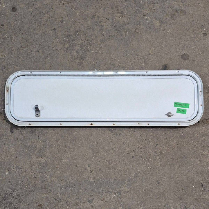 Used Radius Cornered Cargo Door - 35.875 X 9.125 X 0.625 - Young Farts RV Parts