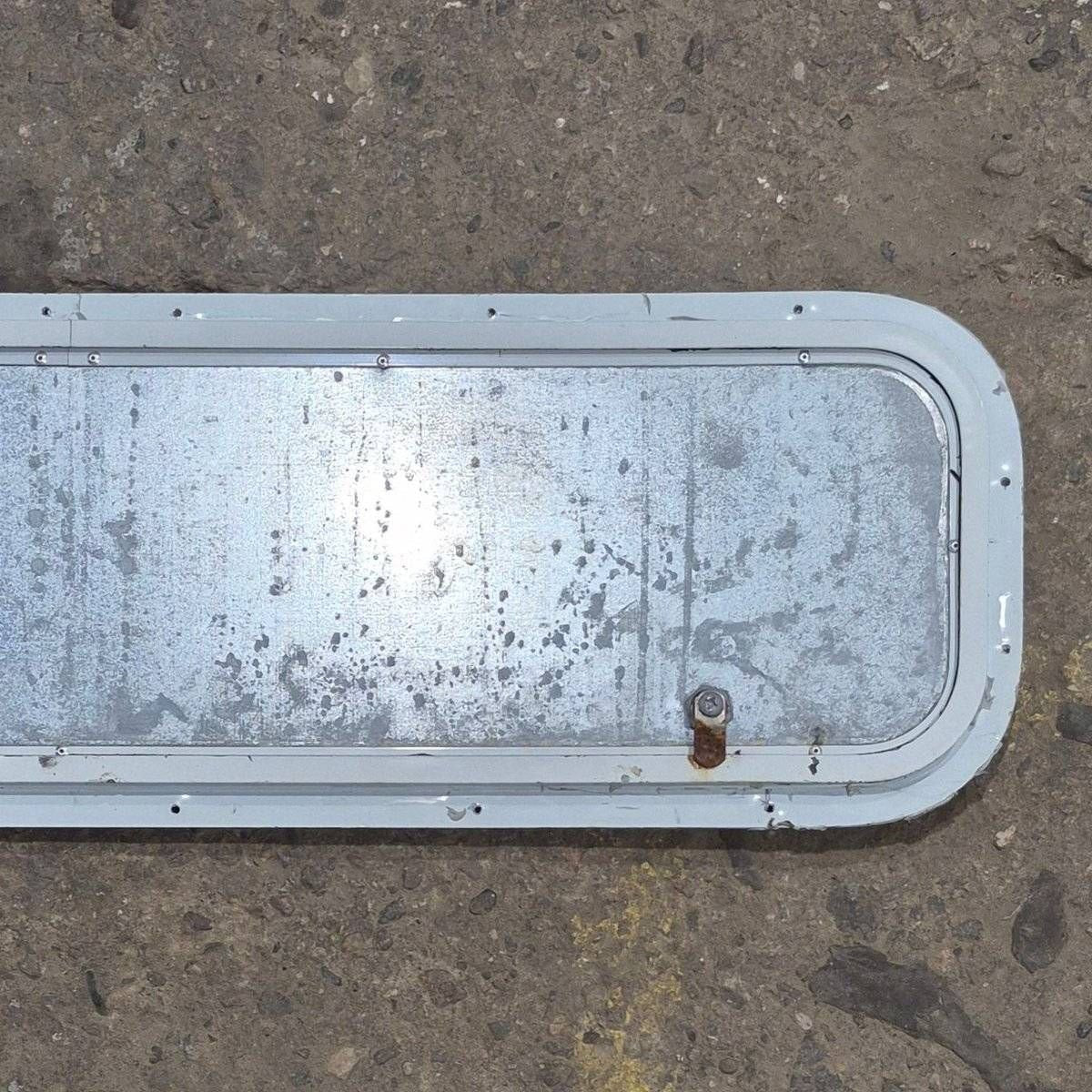 Used Radius Cornered Cargo Door - 35.875 X 9.125 X 0.625 - Young Farts RV Parts