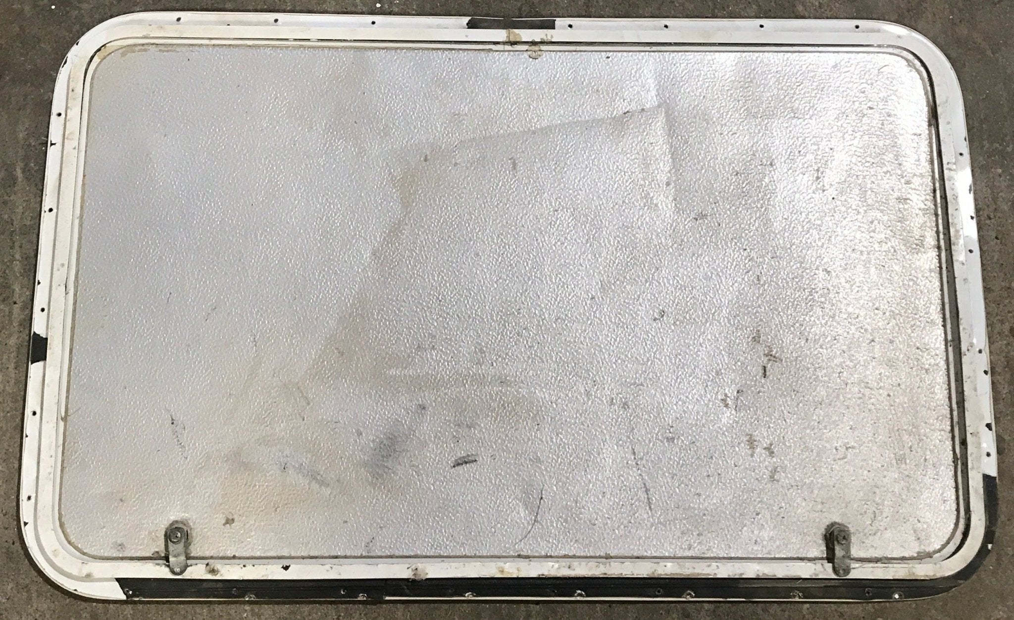 Used Radius Cornered Cargo Door 36" x 21 3/4" x 1/2" D - Young Farts RV Parts