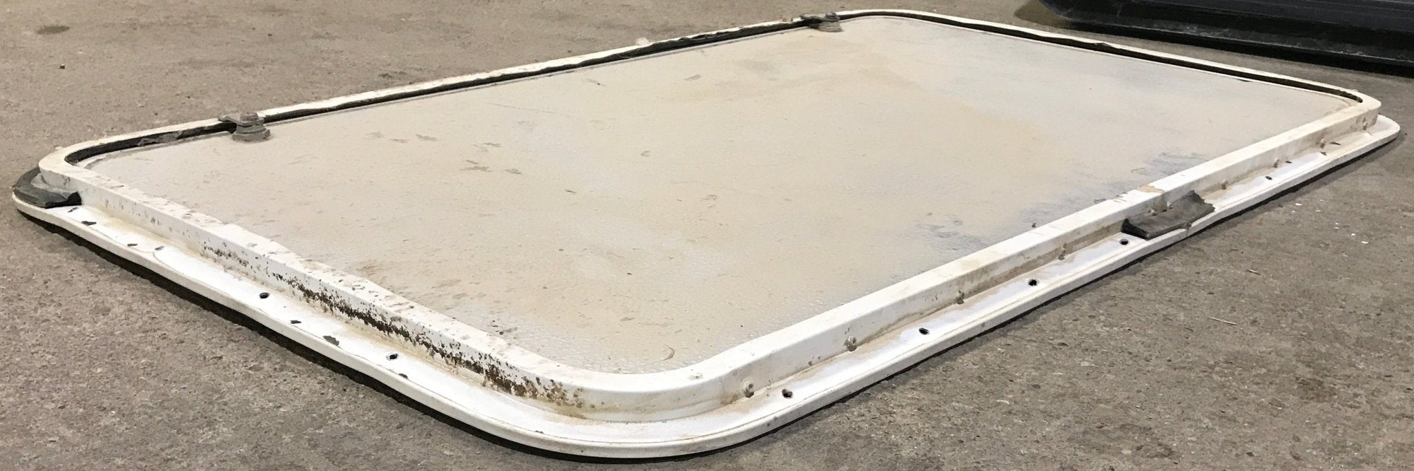 Used Radius Cornered Cargo Door 36" x 21 3/4" x 1/2" D - Young Farts RV Parts