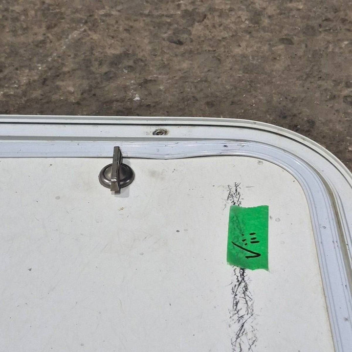 Used Radius Cornered Cargo Door - 36 X 23.375 X 0.625 - Young Farts RV Parts