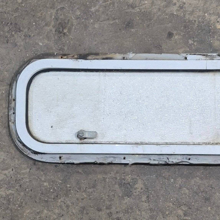 Used Radius Cornered Cargo Door - 37 7/8" X 8 7/8" X 1/2" - Young Farts RV Parts