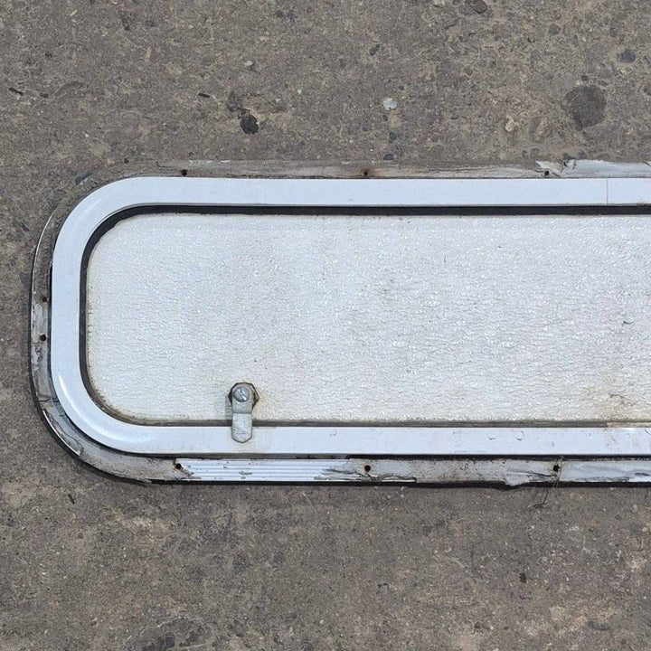 Used Radius Cornered Cargo Door - 37 7/8" X 8 7/8" X 1/2" - Young Farts RV Parts